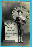 * Fantaisie - Fantasy - Fantasie (Enfant - Child - Kind) * (nr 475) Cher Grand'pere, Joie Santé Bonheur, Petit Fils - Portraits