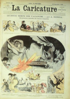 La Caricature 1880 N°  39 Temps Des Vacances Robida Chasse Et Chasseurs Gino Trock - Magazines - Before 1900