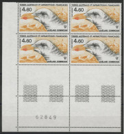 TAAF Poste Aérienne PA N° 92 Bloc De 4 Neuf Sans Charnière ** (MNH) GOELAND. TB - Airmail