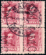 Madrid - Perforado - Edi O 311 Bl. 4 - "M.C." (Editorial) - Used Stamps