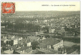 Saintes. Vue Sur Le Quartier Saint Palais Et La Charente. - Saintes