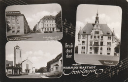 7218 TROSSINGEN, Hohnerwerke, Musik Hochschule, Kirche, Rathaus, Kl. Druckstelle - Trossingen
