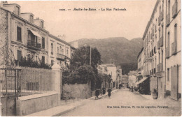 FR66 AMELIE LES BAINS - Brun 1000 - La Rue Nationale - Animée - Belle - Amélie-les-Bains-Palalda