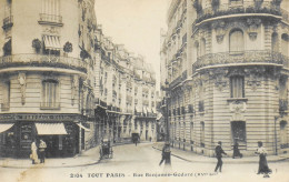 CPA. [75] > TOUT PARIS > N° 2104 - Rue Benjamin Godard - (XVIe Arrt.) - 1909 - Coll. F. Fleury - BE - Paris (16)