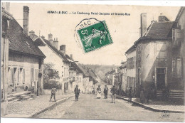 CPA  21 ARNAY LE DUC Le Faubourg Saint Jacques Et Grande Rue - Aignay Le Duc