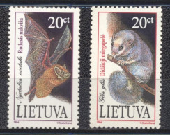 Lituania 1994- Mammals Set (2v) - Lithuania