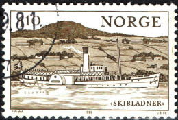 NORVEGIA, NORWAY, NAVI, 1981, USATI Mi:NO 841, Scott:NO 786, Yt:NO 797 - Used Stamps