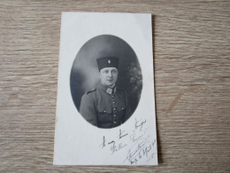 CPA PHOTO MAROC TAZA PORTRAIT MILITAIRE UNIFORME - Andere & Zonder Classificatie