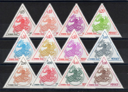 Monaco - Taxe YV 63 à 74 N** MNH Luxe Complete Cote 14 Euros - Taxe