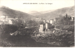 FR66 AMELIE LES BAINS - Brun - Le Fort Et Le Canigou - Belle - Amélie-les-Bains-Palalda