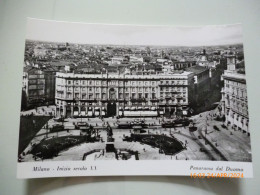 Cartolina "MILANO Inizio Secolo XX C.so Panorama Dal Duomo" Edizione Bromofoto Anni 1960 - Milano