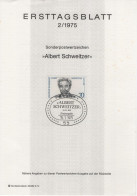 Germany Deutschland 1975-02 Albert Schweitzer, Prize Nobel, Organist Music Musik Writer Philosopher Physician, Bonn - 1974-1980