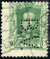Madrid - Perforado - Edi O 314 - "B.V" (Banco Vizcaya) - Used Stamps