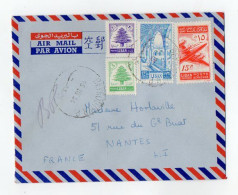 TB 4787 - 1954 - LSC - Lettre Par Avion De BEYROUTH ( Liban ) Pour NANTES ( France ) - Libano