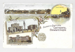 VOIR DESCRIPTION. Souvenir Du Grand Hotel Continental, Constantinople. Carte Inédite (A18p71) - Turquia