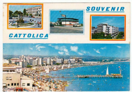 SOUVENIR CATTOLICA - RIMINI - 1970 - VEDUTE - Rimini