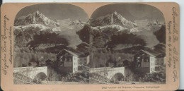 PHOTOS STÉRÉOSCOPIQUES - CHAMONIX - Glacier Des Bossons - Stereoscopic