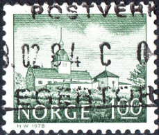 NORVEGIA, NORWAY, PAESAGGI, LANDSCAPE, 1978, USATI Mi:NO 766, Scott:NO 715, Yt:NO 722 - Usati