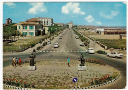 CERVIA - VIALE G. DELEDDA E COLONIA DANTE - RAVENNA - 1969 - AUTOMOBILI - CARS - Ravenna