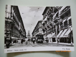 Cartolina "MILANO Inizio Secolo XX Via Dante" Edizione Bromofoto Anni 1960 - Milano (Milan)