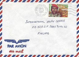 Burkina Faso Haute Volta 1984 Bobo-Dioulasso Captain Thomas Sankara Revolutionary Leader Cover - Burkina Faso (1984-...)