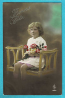 * Fantaisie - Fantasy - Fantasie (Bonne Fête) * (SAR 4081) Enfant, Girl, Fille, Kind, Child, Portrait, Roses, Fleurs - Sonstige & Ohne Zuordnung