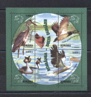 Romania 2004- Birds Of The Danube Delta M/Sheet - Ongebruikt