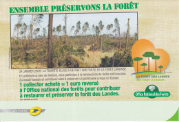 Collector La Poste N° 34 Ensemble Préservons La Forêt 2009 - Collectors