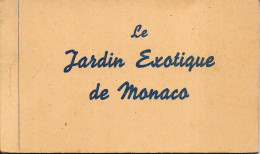 Le Jardin Exotique De Monaco - Carnet Complet De 10 Cartes S.I.C.A. - Fleurs Aloès Et Cactus - Exotischer Garten