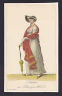 Dame In Morgenkleidung BL.4 Der Folge "Costumes In Sachsen" - Dresden