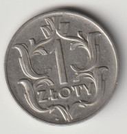 POLSKA 1906: 1 Zloty, Y# 14 - Polonia
