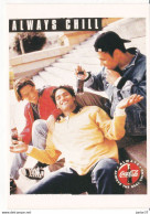 4 Cartes Coca Cola, Always Chill, Always Comfortable, Always Jean, Always Love - Reclame