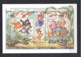 Tchequie 2003- Aquarium Fish M/Sheet - Unused Stamps