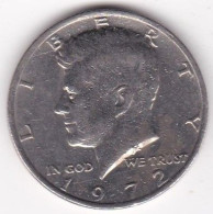 Etats Unis Half Dollar 1972,  Kennedy, En Cuivre Plaqué Cupronickel, KM# 202b - 1964-…: Kennedy