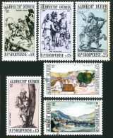 Albania 1353-1358, CTO. Albrecht Durer, 500th Birth Ann. 1971. Paintings. - Albanien