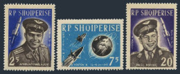 Albania 654-656, MNH. Mi 727-729. Space Flight 1962. Vostok 3-4. Cosmonauts.1963 - Albanie