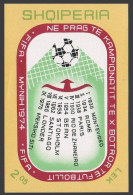 Albania 1535, MNH. Michel Bl.48. World Soccer Cup Munich-1974, Germany. - Albanië