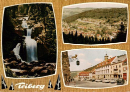 73927538 Triberg Wasserfall Panorama Ortspartie - Triberg