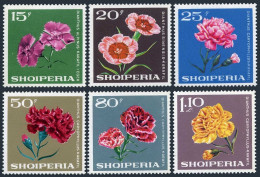 Albania 1118-1123,MNH.Michel 1247-1252. Carnations,1968. - Albanie