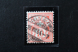 SUISSE TIMBRE Y&T NO CH 60  10 CT ARMOIRIES OBLITERE  CHAUX -DE-FONDS 16  VIII 1904 - Oblitérés