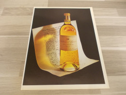 Reclame Advertentie Uit Oud Tijdschrift 1973 - Vins Blancs Classés - Château D'Yquem Lur Saluces - Werbung