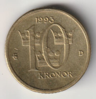 SVERIGE 1993: 10 Kronor, KM 877 - Svezia