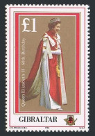 Gibraltar 491, Hinged. Michel 511. Queen Elizabeth II, 60th Birthday, 1986.  - Gibilterra