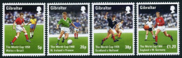 Gibraltar 746-749, 749a, MNH. Mi 814-817, Bl.31. World Soccer Cup France-1998. - Gibraltar