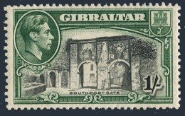 Gibraltar 114 Perf 13, Hinged. Michel 113D. George VI,1942. South-port Gate. - Gibilterra