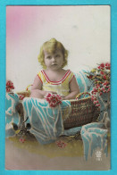 * Fantaisie - Fantasy - Fantasie (Enfant - Child - Kind) * (SG Paris 161) Portrait, Girl, Fille, Panier, Fleurs, Flowers - Portraits