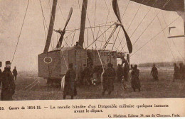 CPA - Nacelle Du Dirigeable Fleurus - Aeronaves