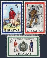 Gibraltar 283-285, MNH. Michel 286-288. Royal Engineers In Gibraltar, 200, 1972. - Gibilterra