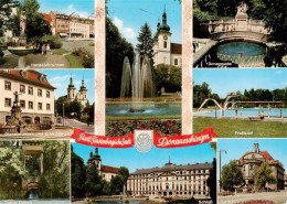 73927487 Donaueschingen Stadtbrunnen Schloss Kirche Junge Donau Donauquelle Frei - Donaueschingen