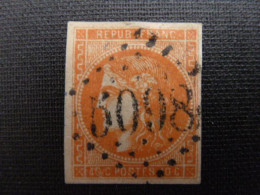 Emission De Bordeaux N° 48 - 40c. Orange - 15% De La Cote - 1870 Emission De Bordeaux